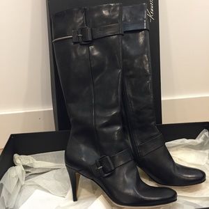 Kenneth Cole “Metal-ing Kids” High Leather Boot Sz 7.5